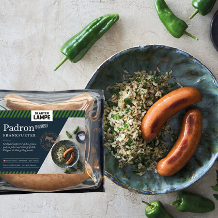 Padron inspireret frankfurter